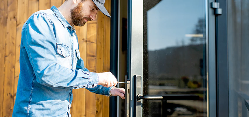 Frameless Glass Storefront Door Locks Replacement in Morgan Hill, CA